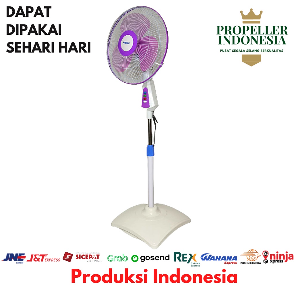 Kipas Angin Berdiri 2 in1 Kipas Angin Portable 16Inch - 1604A StandFan