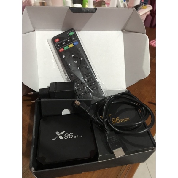 (PRELOVED ANDROID BOX) KM New Android 9.0 TV Box 4K X96 Mini 2G+16G Tv Box 30fps RAM 2G ROM 16G