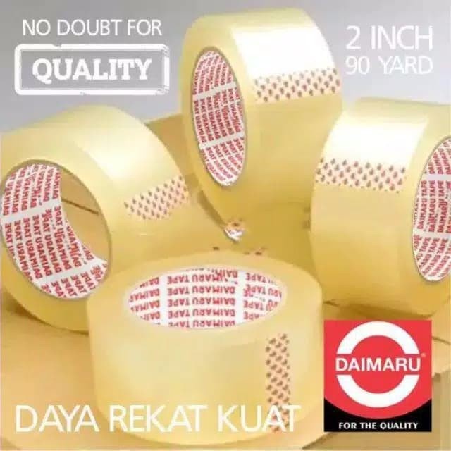 

Promo Lakban Daimaru 2 Inch Bening (48Mm X 90Yard) Bergaransi