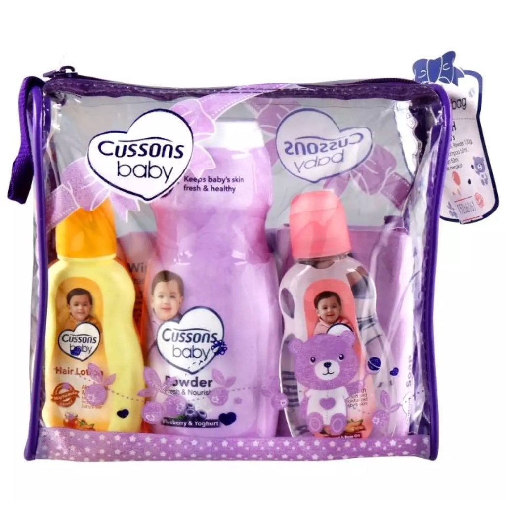 MURAH cassons baby medium / perlengkapan mandi bayi/PAKET CUSSONS BABY MEDIUM BAG/Cussons Baby Mediu