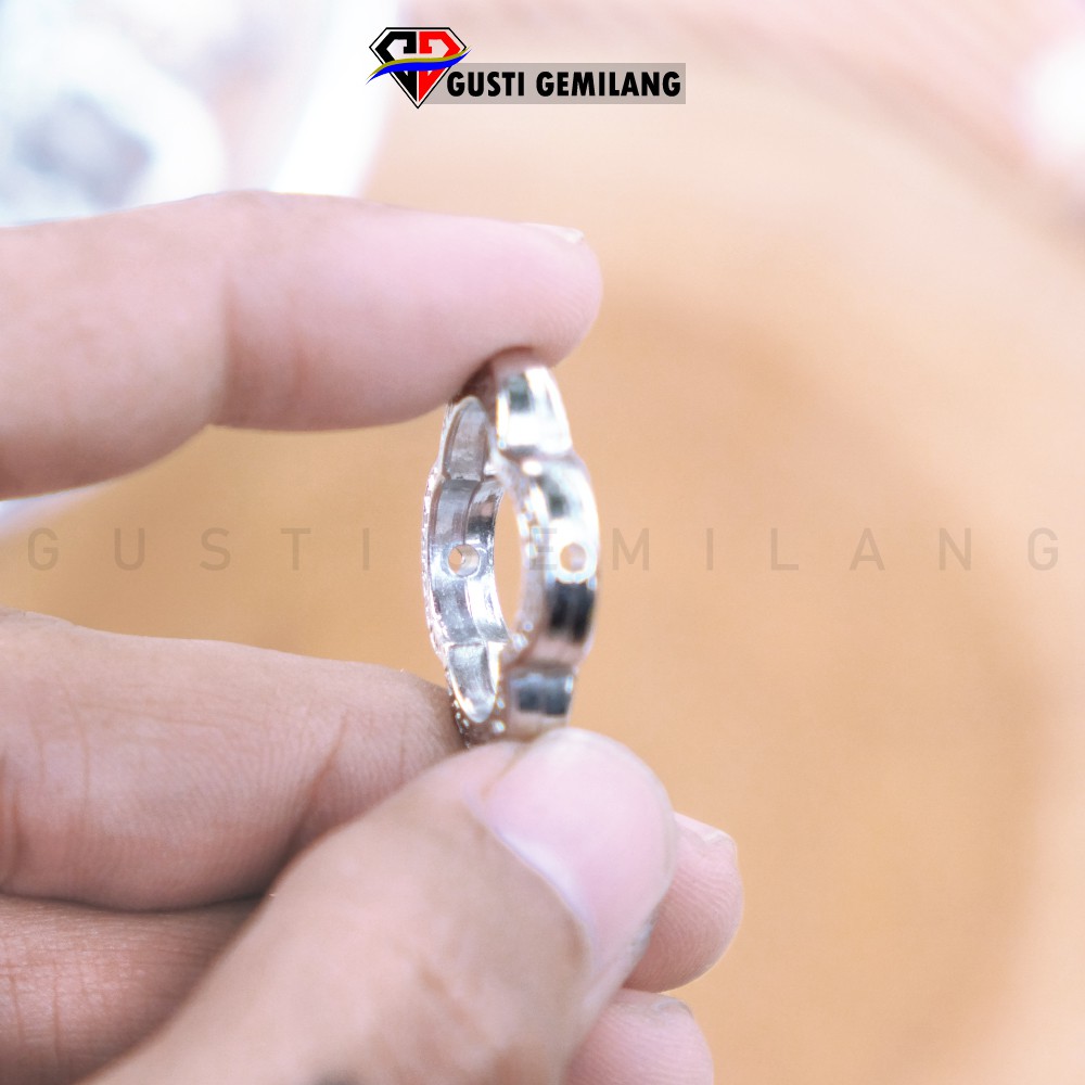 Isi 6 Bunga Stainless Aksesoris Wanita Bros