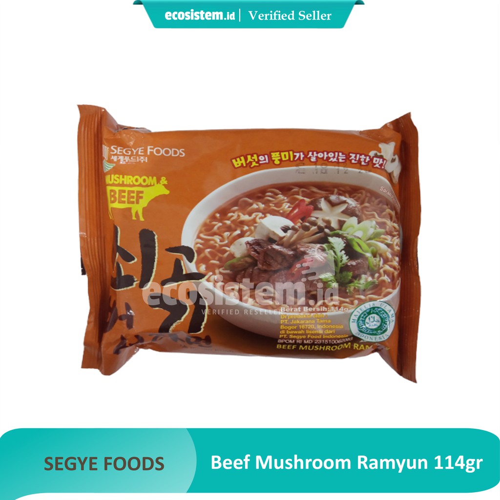 

Mie Korea Beef Mushroom Ramyun