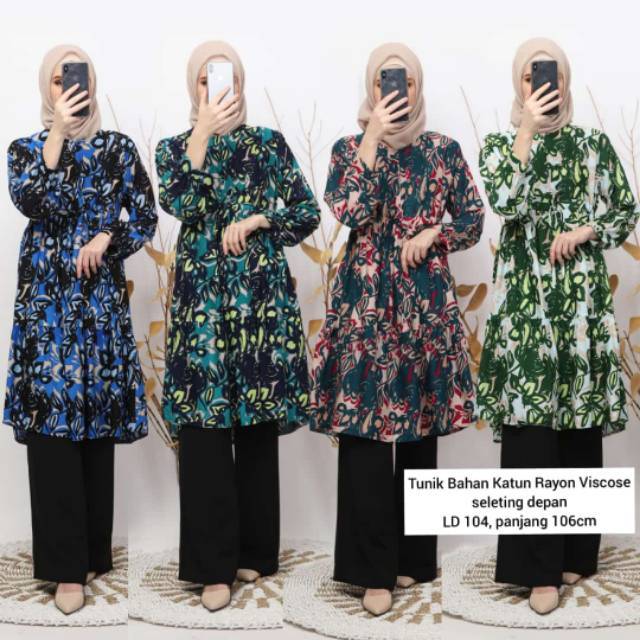 Tunik rayon viscose