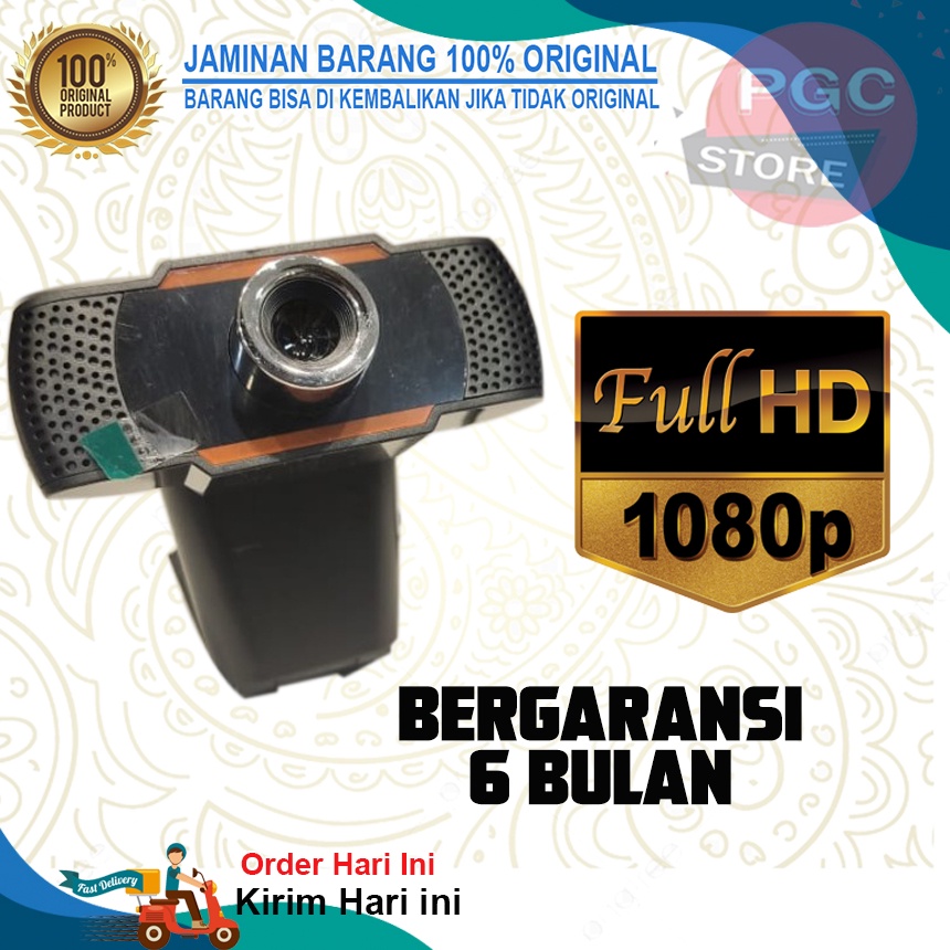 WEBCAM B21 HIGH SOLUTION PRO FHD 1080P GARANSI 6 BULAN