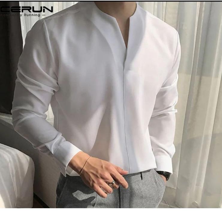 PIUP   Kemeja polos hitam, kemeja polos putih korea, kemeja korea polos, kemeja hitam korea, kemeja 