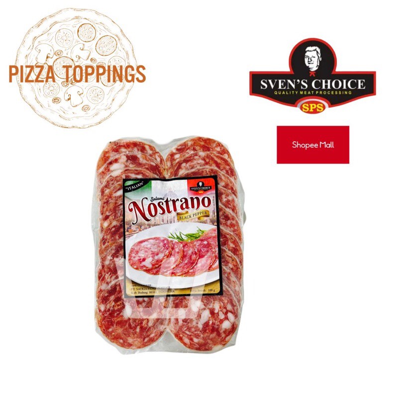 

Svens Choice Salami Nostrano 100G Premium Cold Cut Not Pepperoni