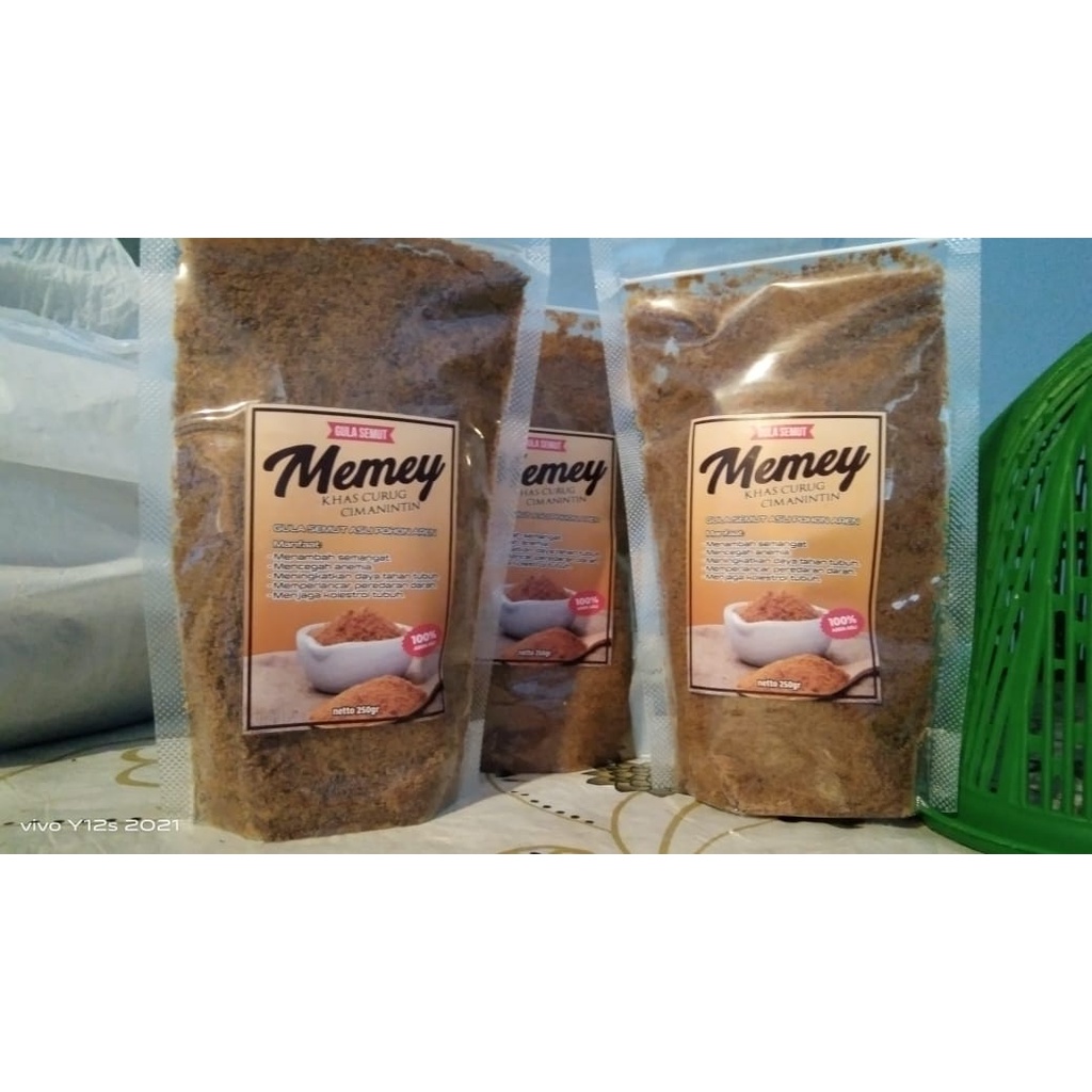 

Gula semut memey khas curug cimanten 200gr 100% nira asli