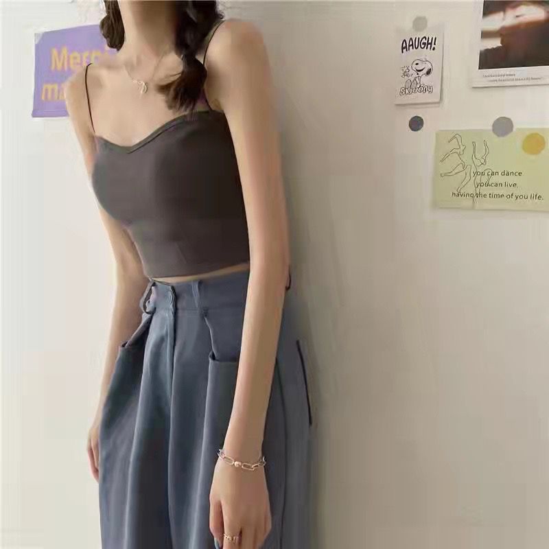 [ LINGERIE MASTER ] - (B-11) TANK TOP BRA BH FASHION GYM BRA OLAHRAGA PUSH UP LINGERIE WANITA TANPA KAWAT ELASTIS SEXY IMPORT-3