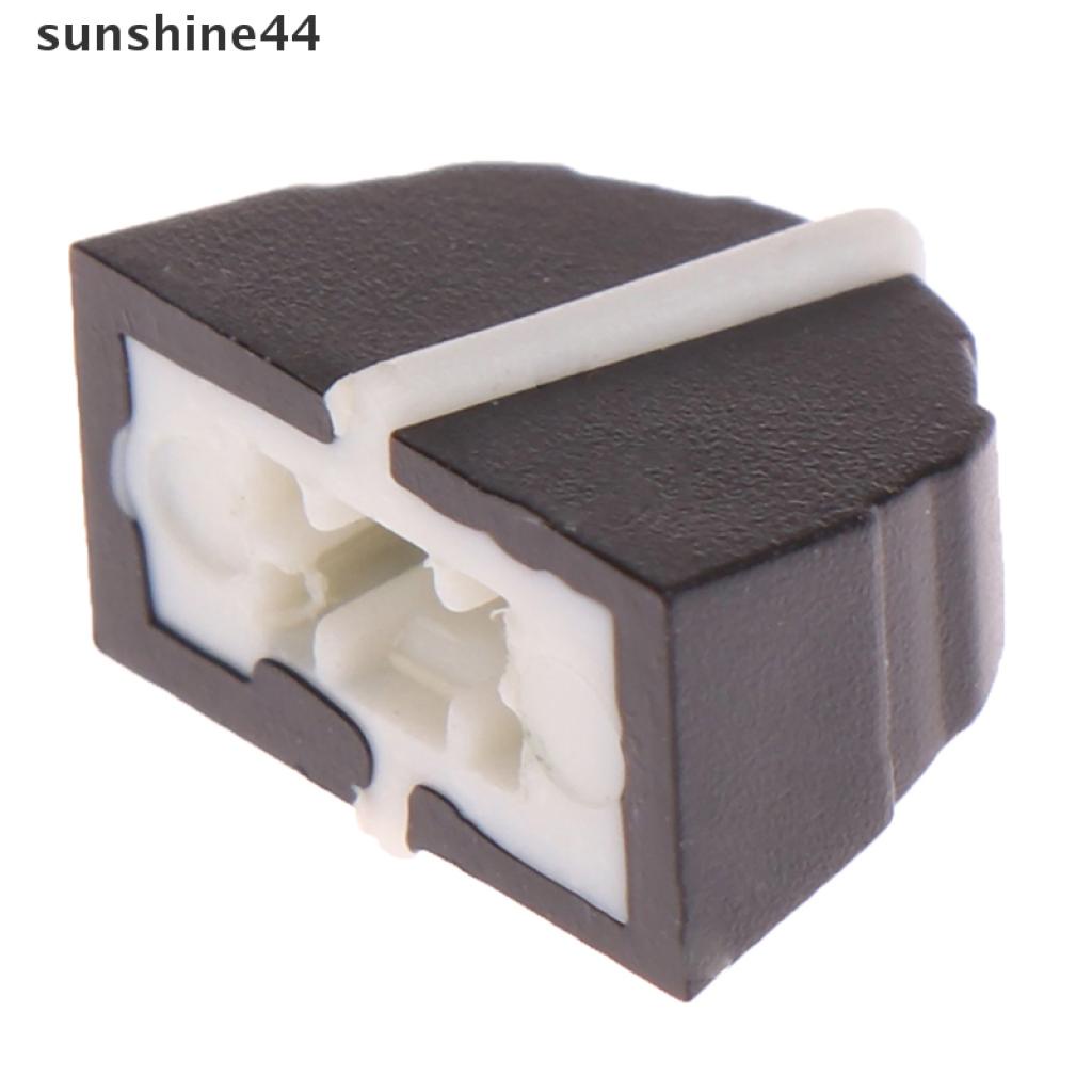 Sunshine 10pcs DBX2231 Cap Kenop Potentiometer Fader Equalizer Fader 11mm X 9mm Lubang 4MM