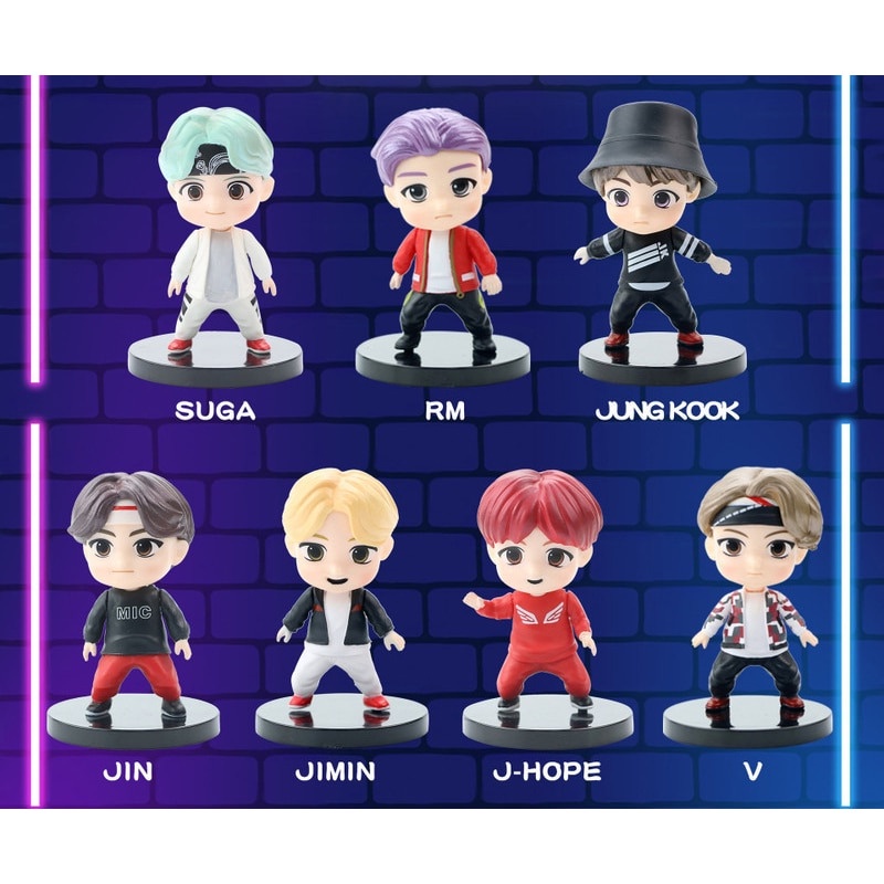 Action Figure BTS Army KWS SET 7 pcs ALL MEMBER