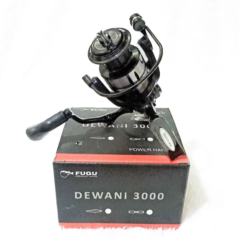 SPINNING REEL FUGU DEWANI 3000 GULUNGAN SENAR POWER HANDLE