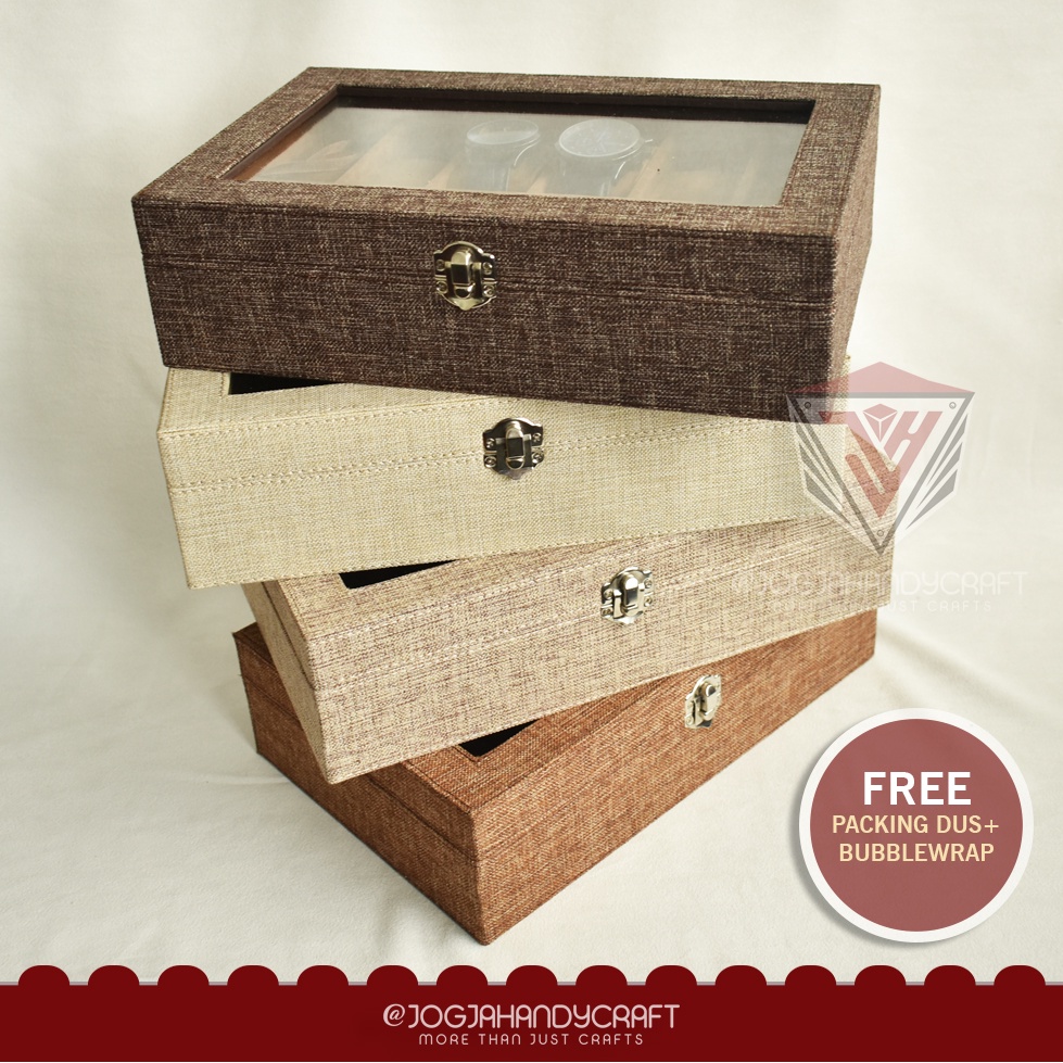 SPECIAL EDITION - Kotak Tempat Jam Tangan Isi 12 / Box Jam / Watch Box Full Color Japaness Clothes