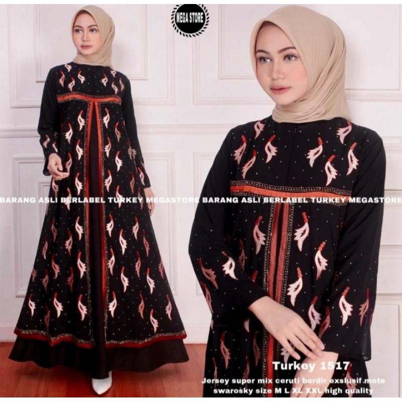 Abaya Turkey 1517 Original Megastore