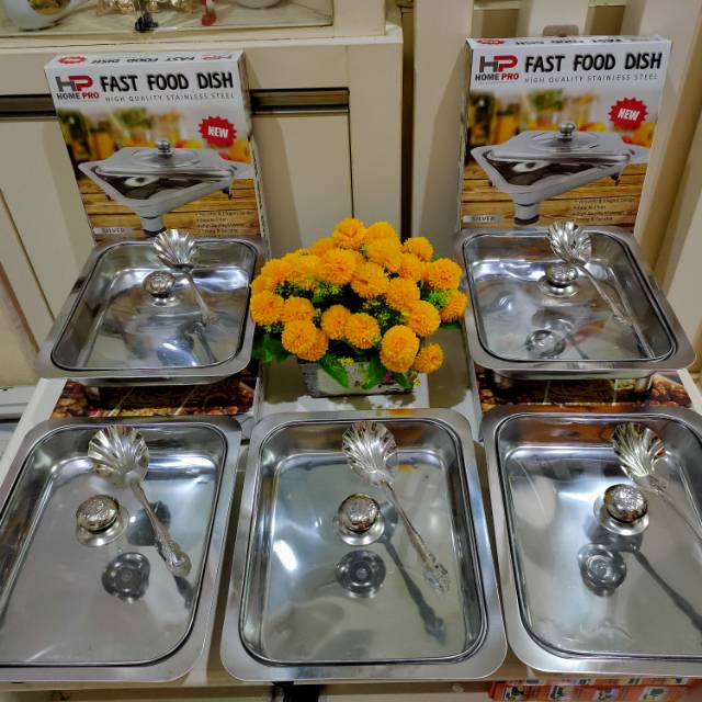 Prasmanan set tutup kaca