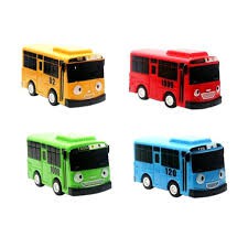 Mainan the Little Bus Anak Kartun Warna Warni Pull Back - Bus Mainan Anak Lucu - Bus Warna - Mainan Mobil Mobilan Bus Favorit Anak