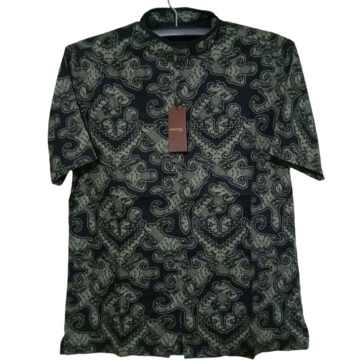 Kemeja Batik Pria MANZONE original size M(Ld 108cm)