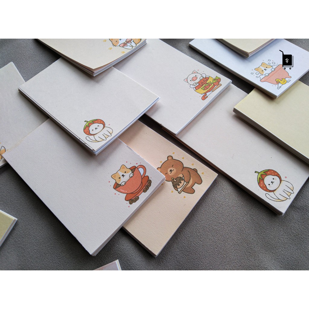 

Note pad | 10 cm x 6,5 cm & 9 cm x 6 cm | 25 lembar