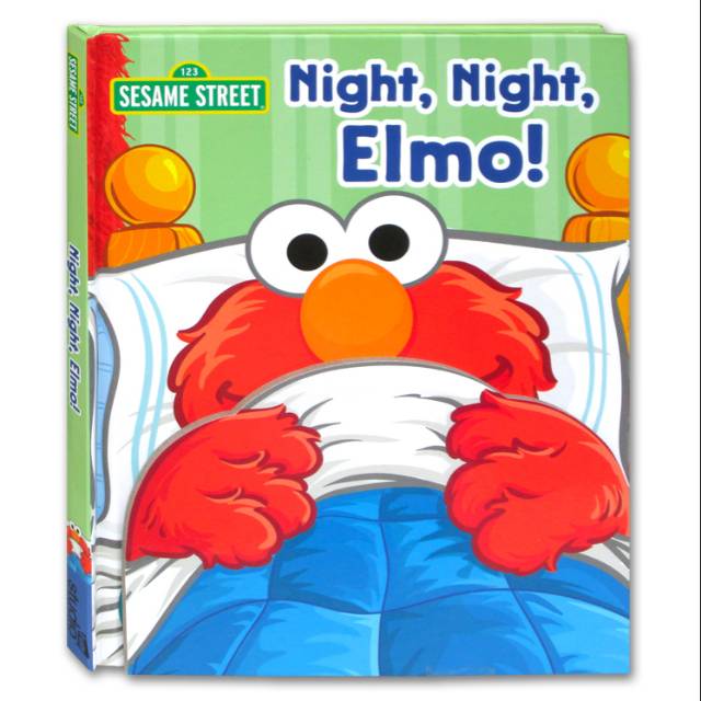 Sesame Street: Night, Night, Elmo Lift the Flap PopUp Board Book