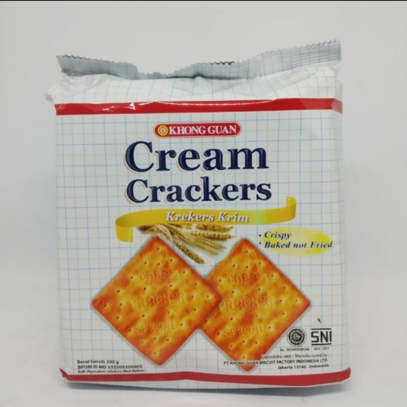 

Khong Guan Cream Crackers 300gr / Krekers Krim