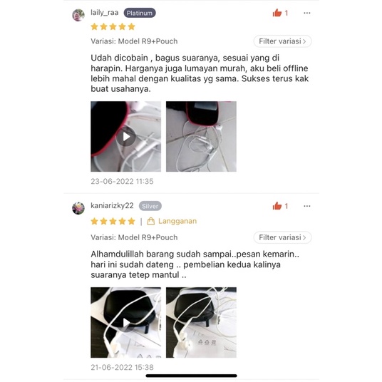 HEADSET OPPO ORIGINAL SUPPORT SEMUA TIPE OPPO JACK 3.5mm