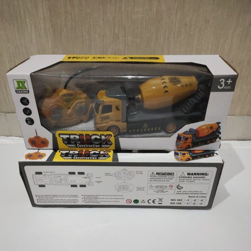 RC TRUK MOLEN REMOT CONTROL CAS - MAINAN MOBIL TRUCK MIXER ANAK REMOT