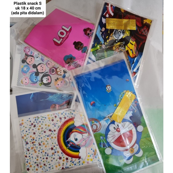 

Plastik Snack S + Pita Kawat / Plastik Bingkisan Ulang Tahun / Bungkusan Souvenir