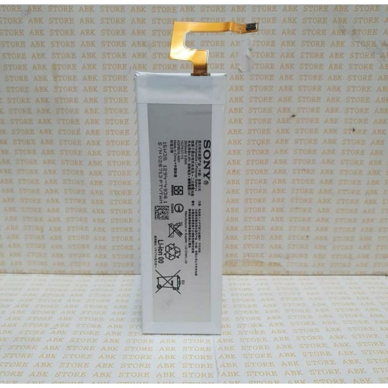 Batere Baterai Battery Sony Xperia M5 E5603, E5606, E5653 ORIGINAL