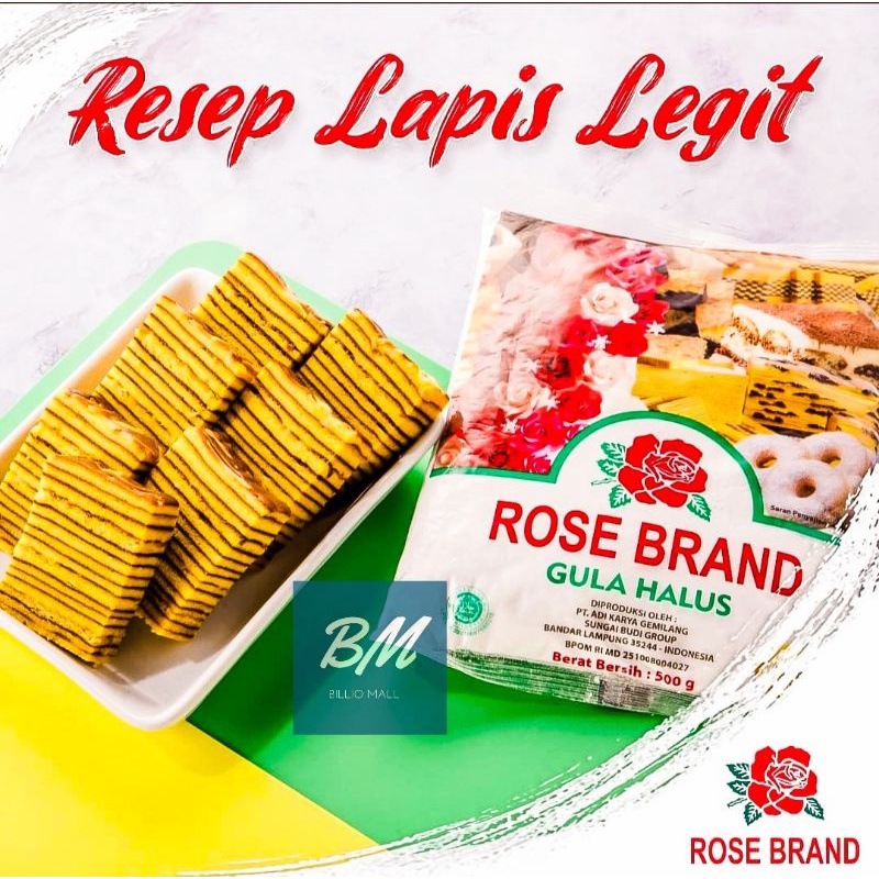 

Rose Brand Gula Halus 500 gr - Gula Halus Rose Brand 500 gram