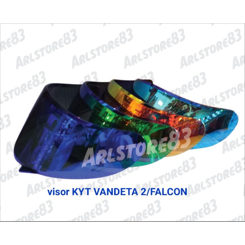 Visor iridium KYT VANDETA-KYT FALCON/visor KYT VANDETA-KYT FALCON