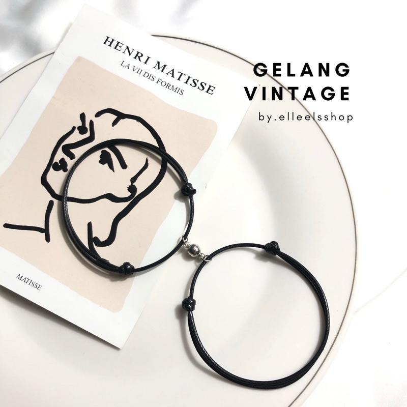 GELANG COUPLE MAGNET/(DAPAT 2 GELANG)/GELANG VIRAL/GELANG COUPLE/GELANG MAGNET