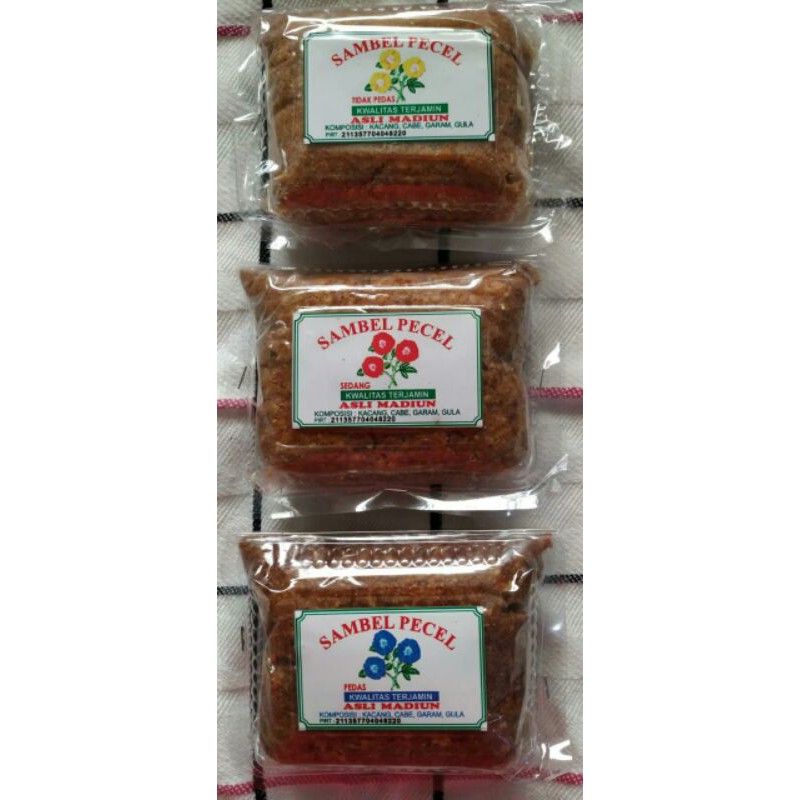 

Sambel Pecel/ Bumbu Pecel Asli Madiun