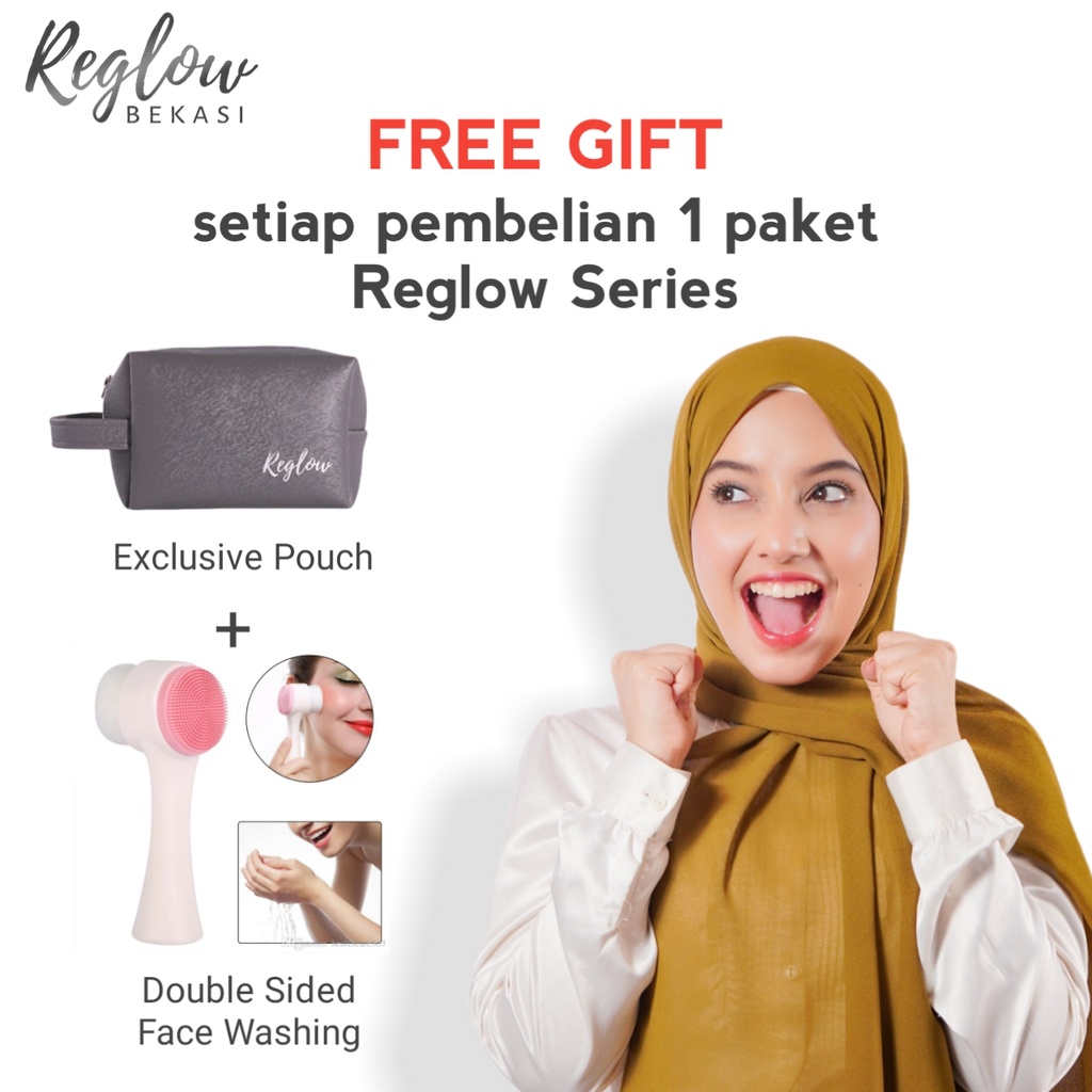 REGLOW PAKET SKINCARE BPOM GLOWING SKIN TREATMENT PAKET WAJAH GLOWING FACIAL WASH / TONER / CREAM-8