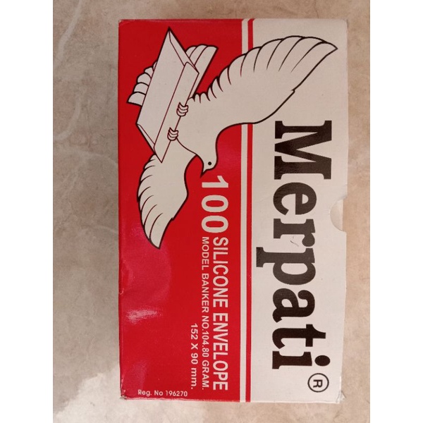 

Amplop Merpati isi 100s