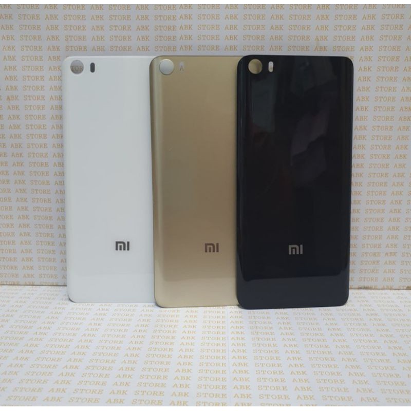 BACKDOOR BACK COVER KESING CASING HOUSING XIAOMI MI5 BAHAN KACA ORIGINAL