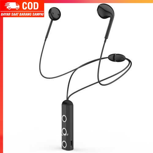 (100% BARANG ORI) Earphone Bluetooth V4.1 + EDR Sports dengan Neckband Magnetic