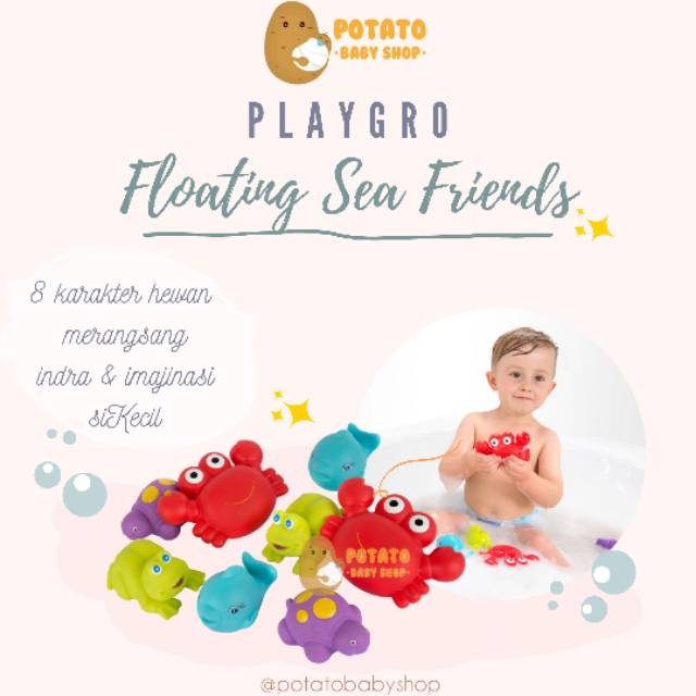 Playgro - Floating Sea Friends Bath Toys