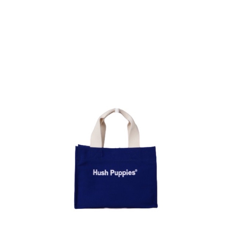 Hush Puppies Tas Wanita Canvas Tote Bag Small Blue