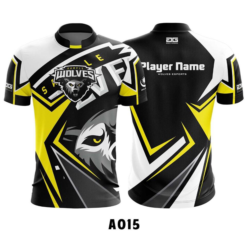 jersey kaos baju  gaming custom esports free fire dota 2 pb 