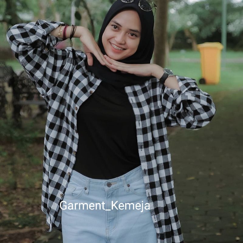KEMEJA FLANEL WANITA DISTRO KEMEJA SHIRT LENGAN PANJANG ATASAN WANITA KEMEJA TARTAN KEMEJA BLOUSE WANITA KEMEJA KOTAK-KOTAK KEMEJA OVER SIZE KEMEJA JUMBO CASUAL KEMEJA UNISEX TERLARIS REKOMENDASI KEMEJA FLANEL KEMEJA KOREA KEMEJA BALON WANITA BIG SIZE-4