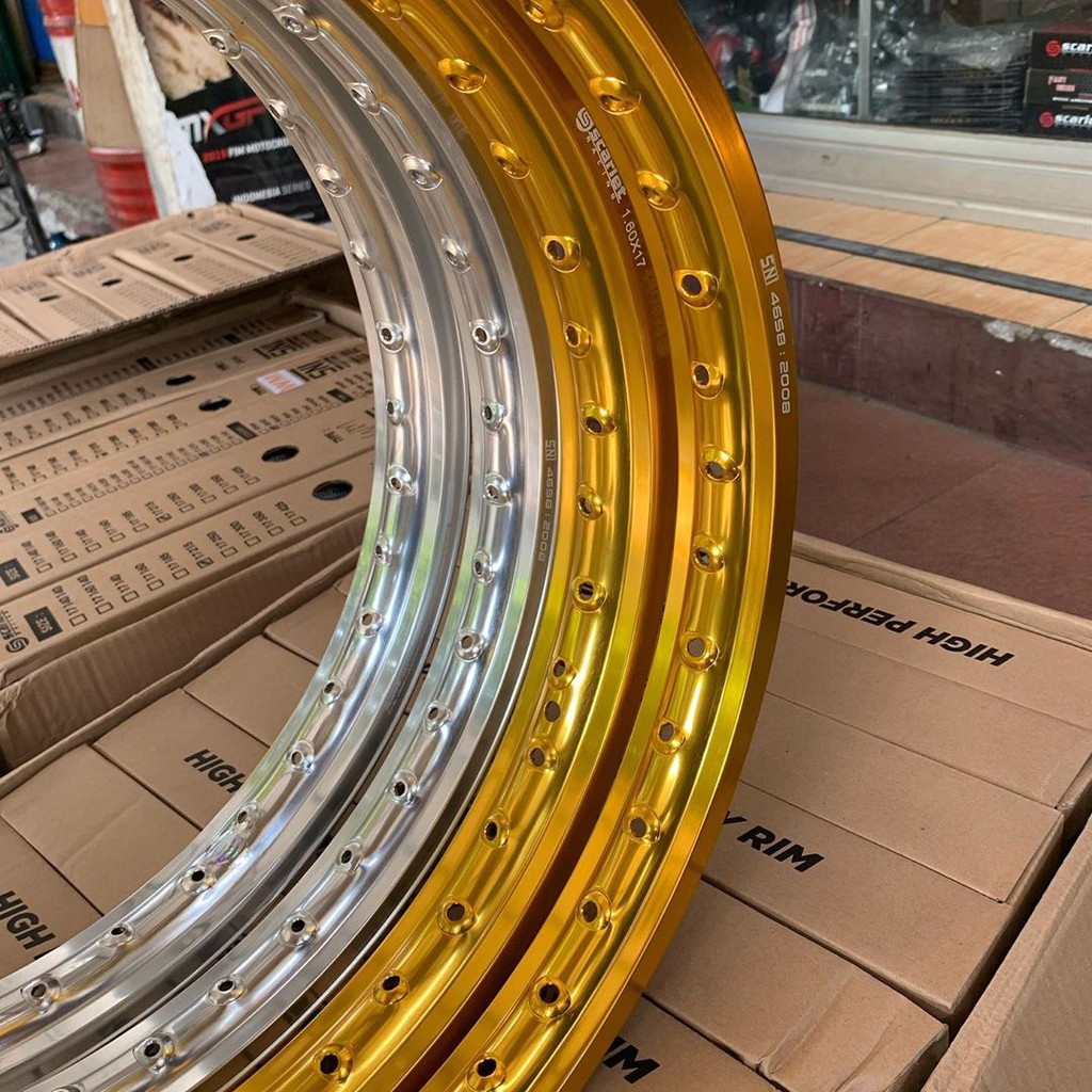 VELG SCARLET SET 140/160/17 BERBAGAI VARIAN WARNA