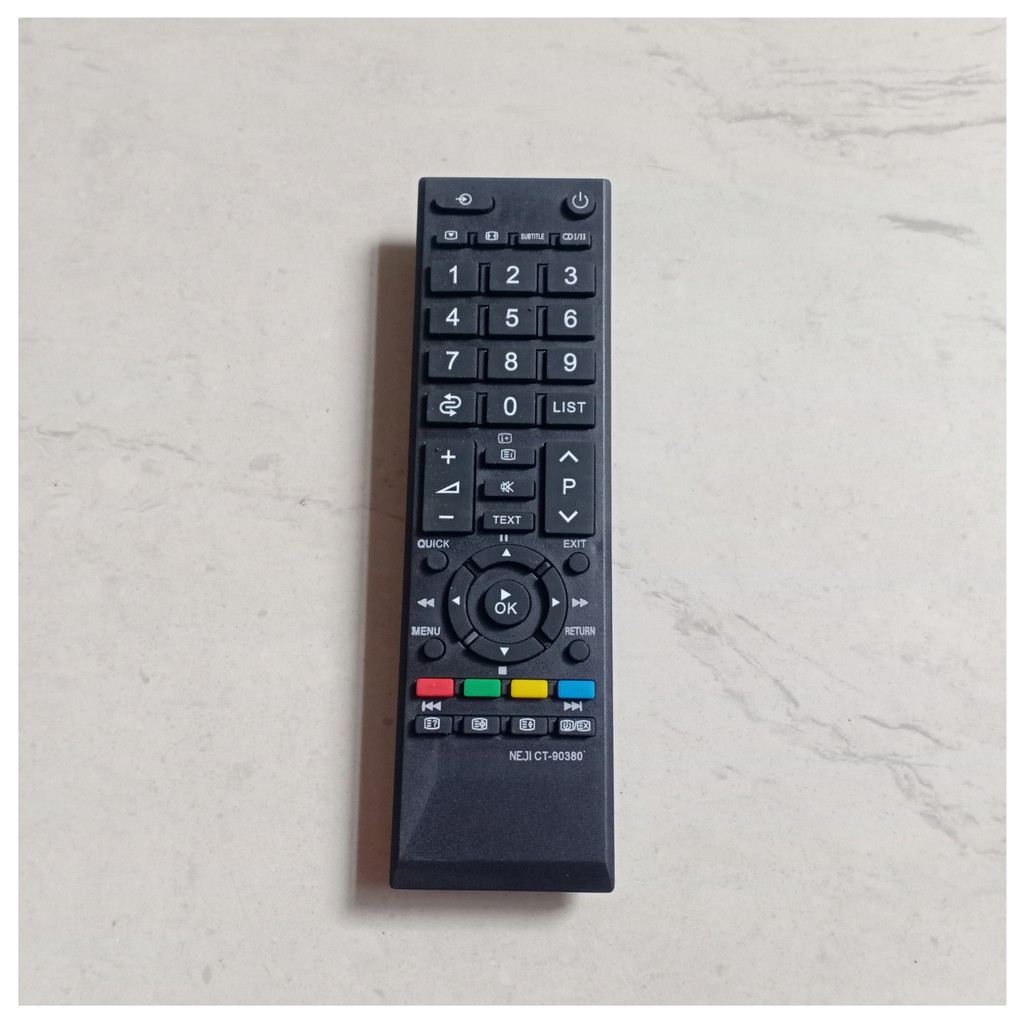 REMOTE TV TOSHIBA LED LCD CT90380 untuk tv layar datar langsung pakai REMOTE TV TOSHIBA LED LCD