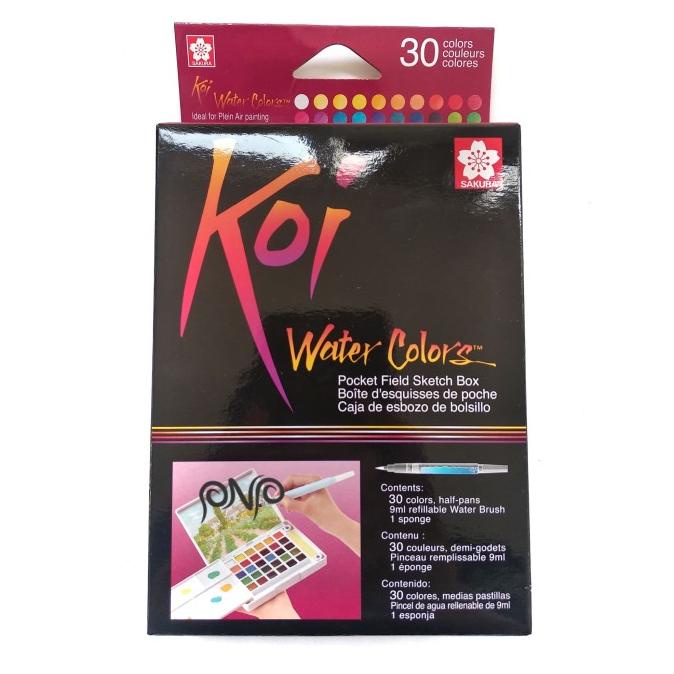 

Produk Terbaik] SAKURA KOI WATERCOLORS 30 / WATER COLOR / CAT AIR 30 WARNA