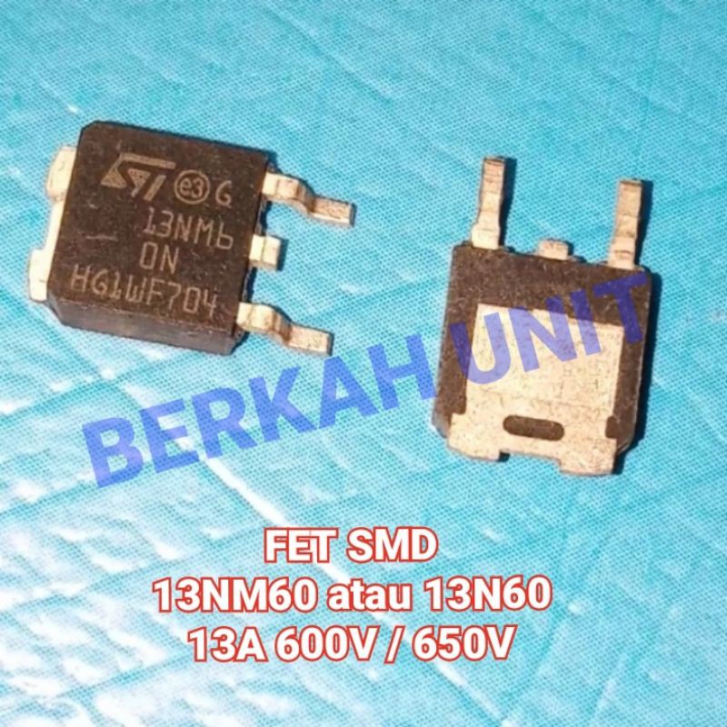 FET SMD 13NM60 13N60 TO-252 COMPATIBLE 11N60 11N65 13N65 DLL