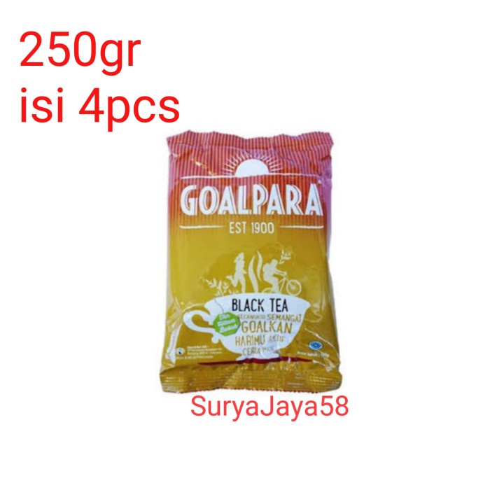 

DISKON - (BISA COD) PROMO JULY! TEH GOLPARA BESAR 250gr isi 4 bungkus