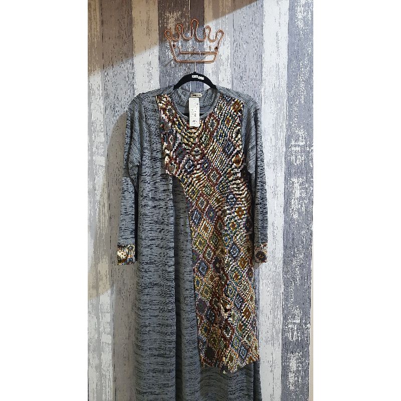 Gamis Motif Tenun by IreneHijab