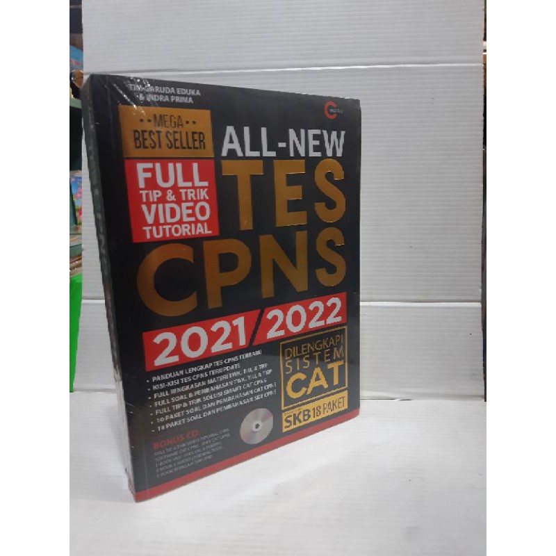 Buku All New Tes Cpns 2021 2022 Dilengkapi Sistem Cat Skb Bonus Cf Mega Best Seller Shopee Indonesia