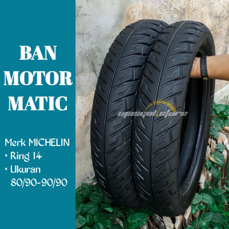 Ban Motor Matic Tubles Ring 14 Merk MICHELIN
