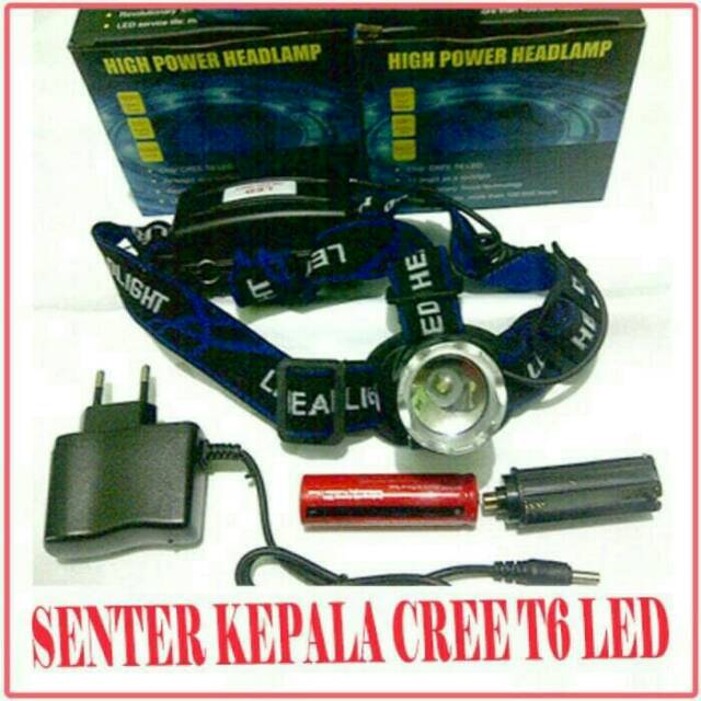 SENTER KEPALA XML T6 1800 LUMEN