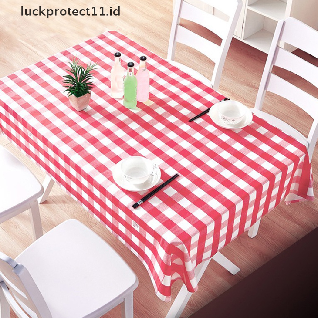 //HG&amp;ID// Disposable Thickening Red Checkered Tablecloth Party Weddings Home Decoration .