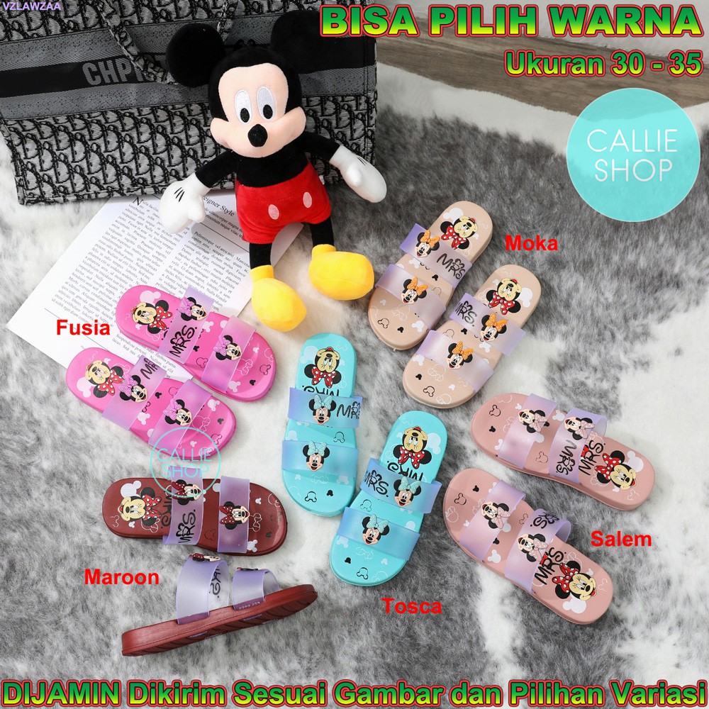 Sandal Anak Import Selop Gambar Karakter Lucu MRS MINI 558-1